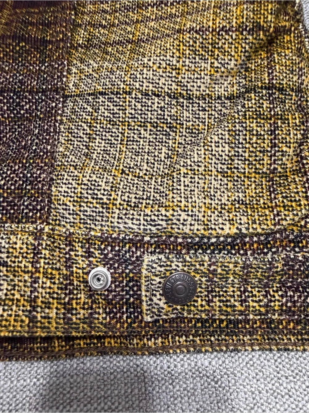 Levi’s Type III Plaid Sherpa Trucker Jacket Men’s L 16365-0168